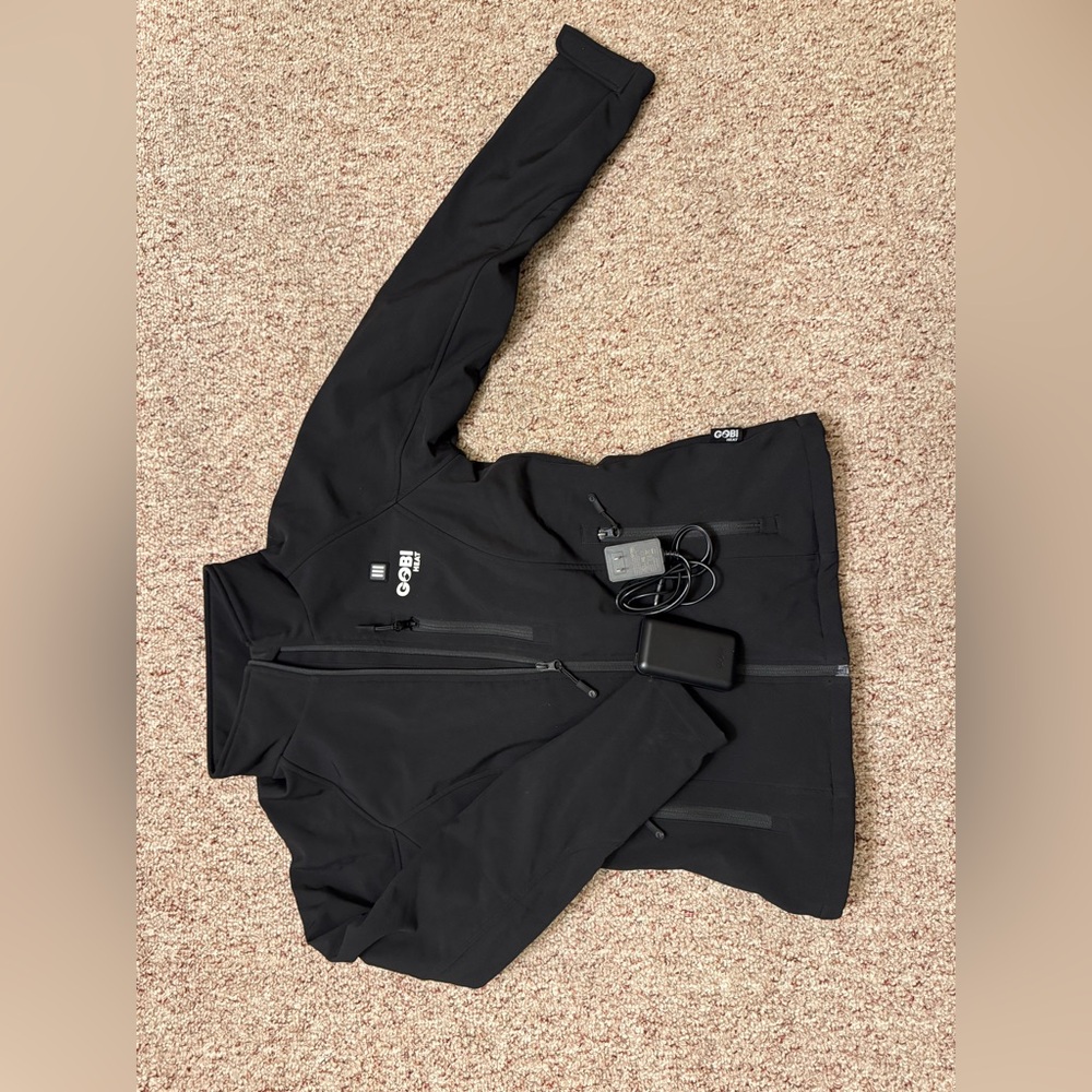 Ororo Black Heated Softshell Jacket - image 1